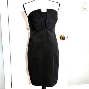 VERO MODA Black Strapless Cocktail Dress, Hello Tube Dress - Size 10